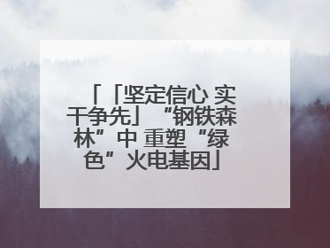 「坚定信心 实干争先」“钢铁森林”中 重塑“绿色”火电基因