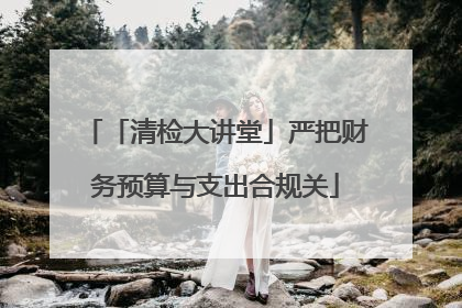 「清检大讲堂」严把财务预算与支出合规关