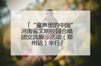 “童声里的中国”河南省文明校园合唱团交流展示活动（郑州站）举行