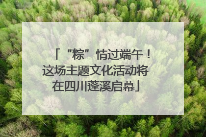 “粽”情过端午！这场主题文化活动将在四川蓬溪启幕