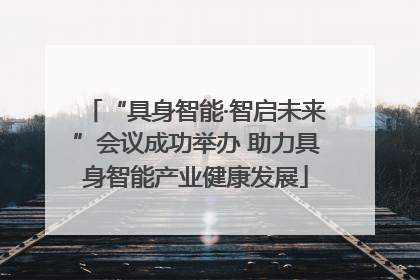 “具身智能·智启未来”会议成功举办 助力具身智能产业健康发展