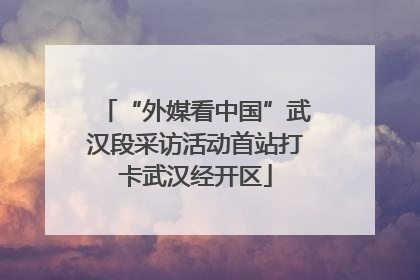 “外媒看中国”武汉段采访活动首站打卡武汉经开区