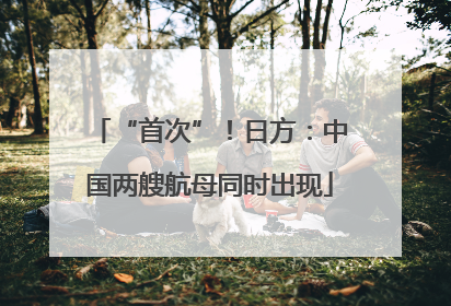 “首次”！日方：中国两艘航母同时出现