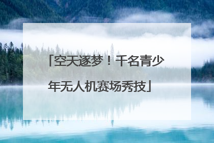 空天逐梦！千名青少年无人机赛场秀技