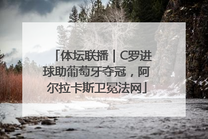 体坛联播｜C罗进球助葡萄牙夺冠，阿尔拉卡斯卫冕法网