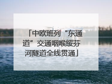 中欧班列“东通道”交通咽喉绥芬河隧道全线贯通