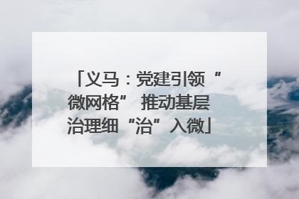 义马：党建引领“微网格” 推动基层治理细“治”入微