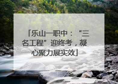 乐山一职中：“三名工程”迎终考，凝心聚力展实效