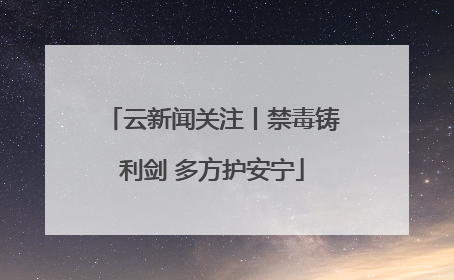 云新闻关注丨禁毒铸利剑 多方护安宁