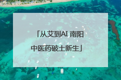 从艾到AI 南阳中医药破土新生