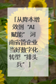 从降本增效到“AI赋能” 河南省管企业当好数字化转型“排头兵”