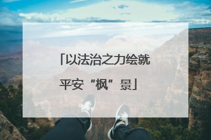 以法治之力绘就平安“枫”景