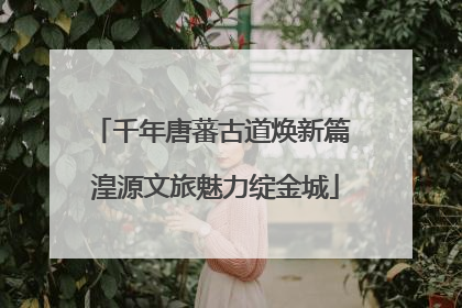 千年唐蕃古道焕新篇 湟源文旅魅力绽金城