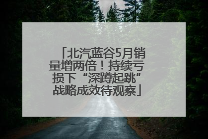 北汽蓝谷5月销量增两倍！持续亏损下“深蹲起跳”战略成效待观察