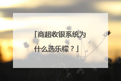 商超收银系统为什么选乐檬？