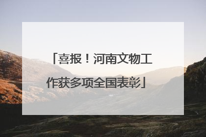 喜报！河南文物工作获多项全国表彰