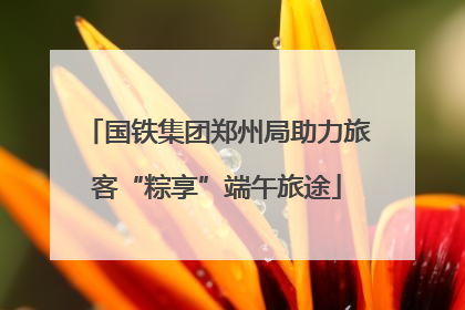 国铁集团郑州局助力旅客“粽享”端午旅途