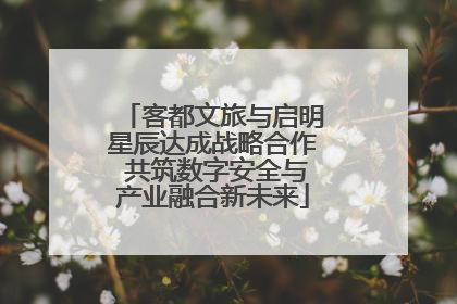 客都文旅与启明星辰达成战略合作 共筑数字安全与产业融合新未来