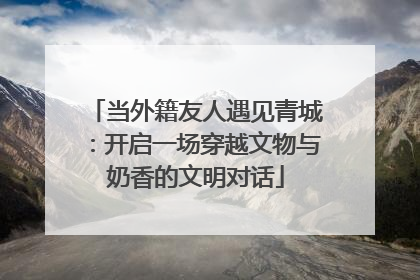 当外籍友人遇见青城：开启一场穿越文物与奶香的文明对话