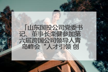 山东国投公司党委书记、董事长栾健参加第六届跨国公司领导人青岛峰会“人才引领 创新驱动”人力资源高质量发展对话会