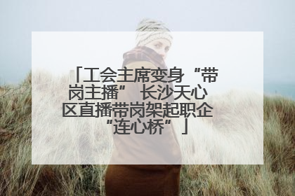 工会主席变身“带岗主播” 长沙天心区直播带岗架起职企“连心桥”