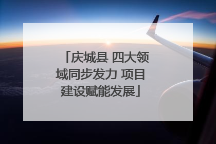 庆城县 四大领域同步发力 项目建设赋能发展