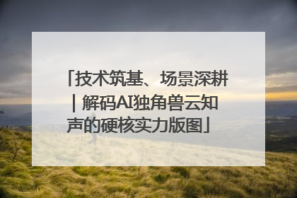 技术筑基、场景深耕｜解码AI独角兽云知声的硬核实力版图