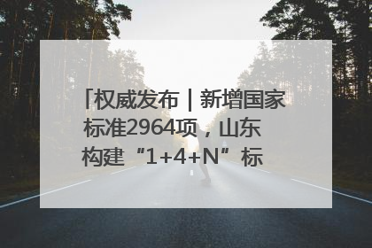 权威发布｜新增国家标准2964项，山东构建“1+4+N”标准化创新发展新格局