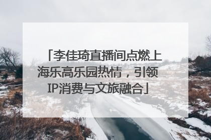 李佳琦直播间点燃上海乐高乐园热情，引领IP消费与文旅融合