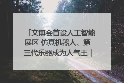 文博会首设人工智能展区 仿真机器人、第三代乐器成为人气王｜文博向“新”
