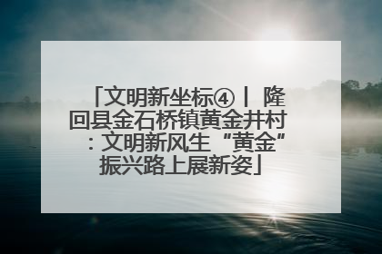 文明新坐标④丨 隆回县金石桥镇黄金井村：文明新风生“黄金” 振兴路上展新姿