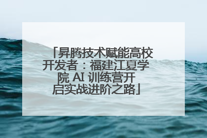 昇腾技术赋能高校开发者：福建江夏学院 AI 训练营开启实战进阶之路