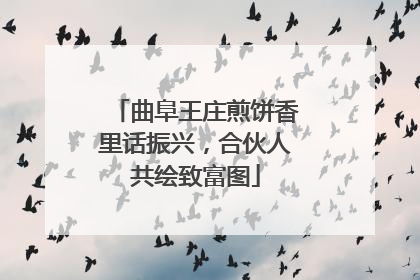 曲阜王庄煎饼香里话振兴，合伙人共绘致富图