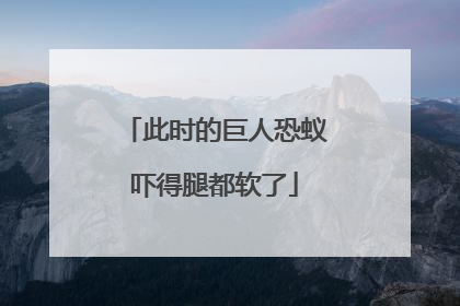 此时的巨人恐蚁吓得腿都软了