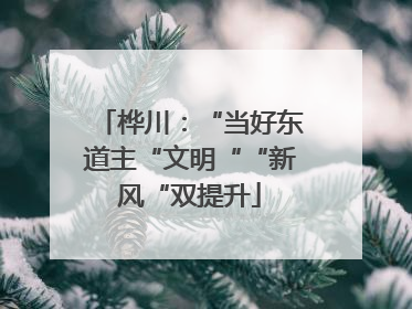 桦川：“当好东道主“文明““新风“双提升