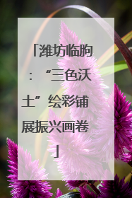 潍坊临朐：“三色沃土”绘彩铺展振兴画卷