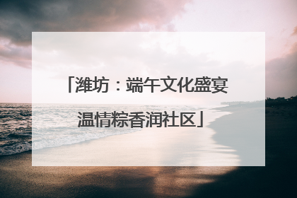 潍坊：端午文化盛宴 温情粽香润社区
