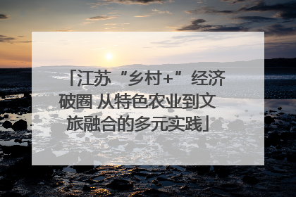 江苏“乡村+”经济破圈 从特色农业到文旅融合的多元实践