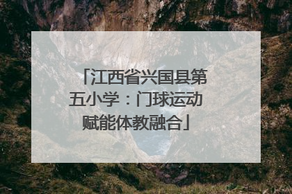 江西省兴国县第五小学：门球运动赋能体教融合