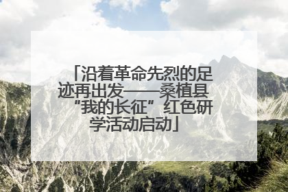 沿着革命先烈的足迹再出发——桑植县“我的长征”红色研学活动启动