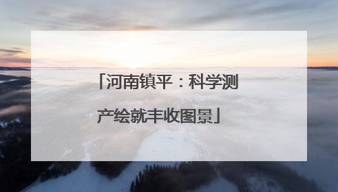 河南镇平：科学测产绘就丰收图景