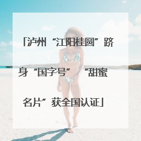 泸州“江阳桂圆”跻身“国字号” “甜蜜名片”获全国认证