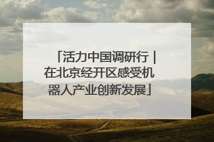 活力中国调研行｜在北京经开区感受机器人产业创新发展