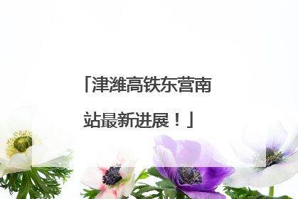 津潍高铁东营南站最新进展！