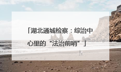 湖北通城检察：综治中心里的“法治前哨”