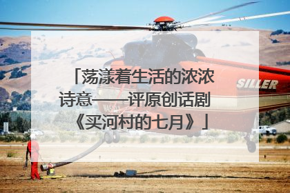 荡漾着生活的浓浓诗意——评原创话剧《买河村的七月》