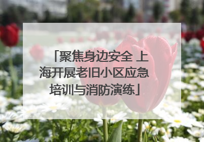 聚焦身边安全 上海开展老旧小区应急培训与消防演练