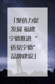 聚侨力促发展 福建宁德推进“侨见宁德”品牌建设
