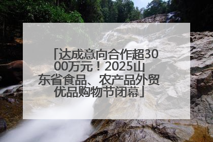 达成意向合作超3000万元！2025山东省食品、农产品外贸优品购物节闭幕