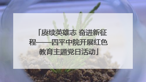 赓续英雄志 奋进新征程——四平中院开展红色教育主题党日活动